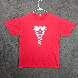 Vintage Anvil UCSD Medical Surfboard Graphic T-Shirt Red Mens Large